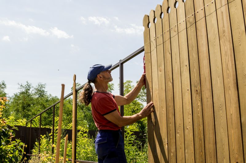 Privacy Fence Installation detail